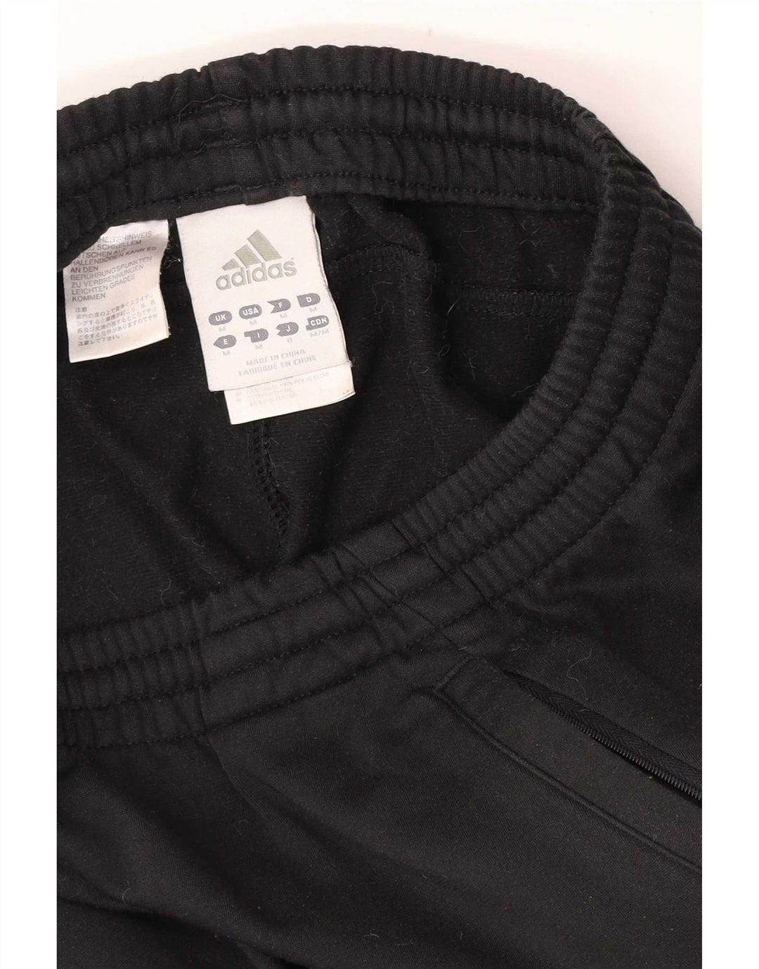 Pantaloni da tuta da uomo Adidas Medium Nero Poliestere