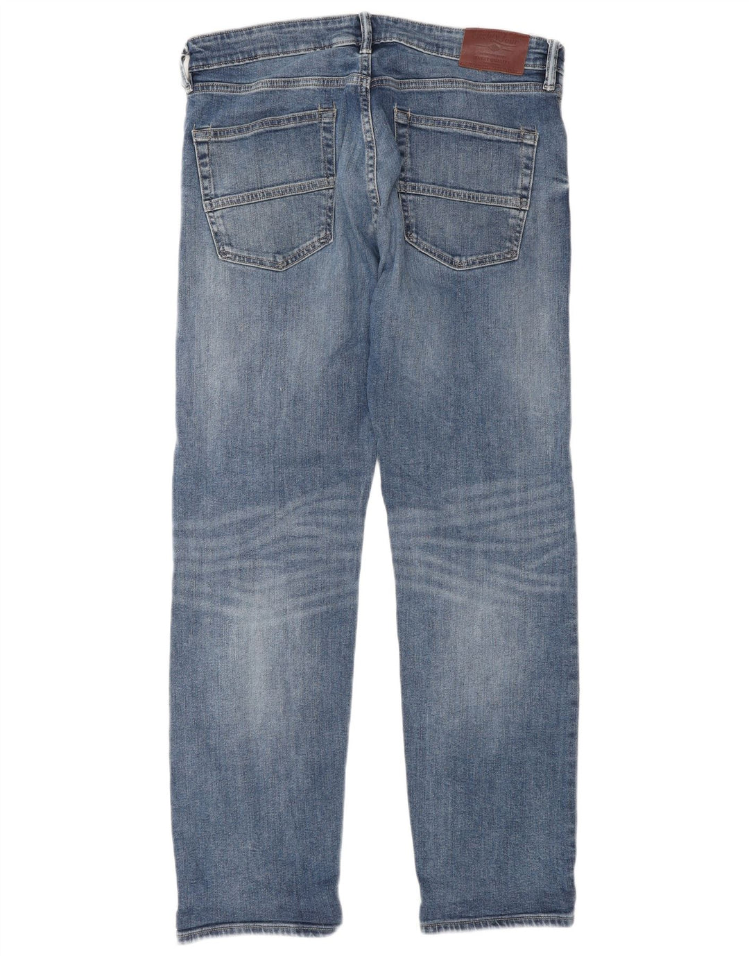 Jeans dritti da uomo Marks & Spencer W34 L31 cotone blu