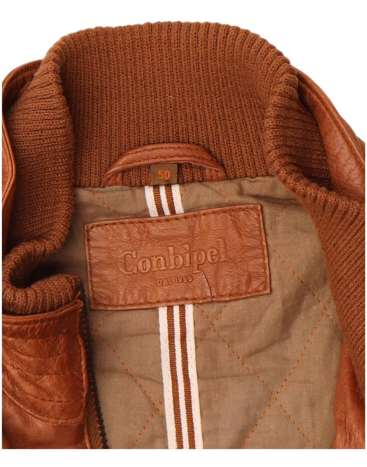 Giubbotto Pelle Uomo Conbipel IT 50 Large Pelle Marrone