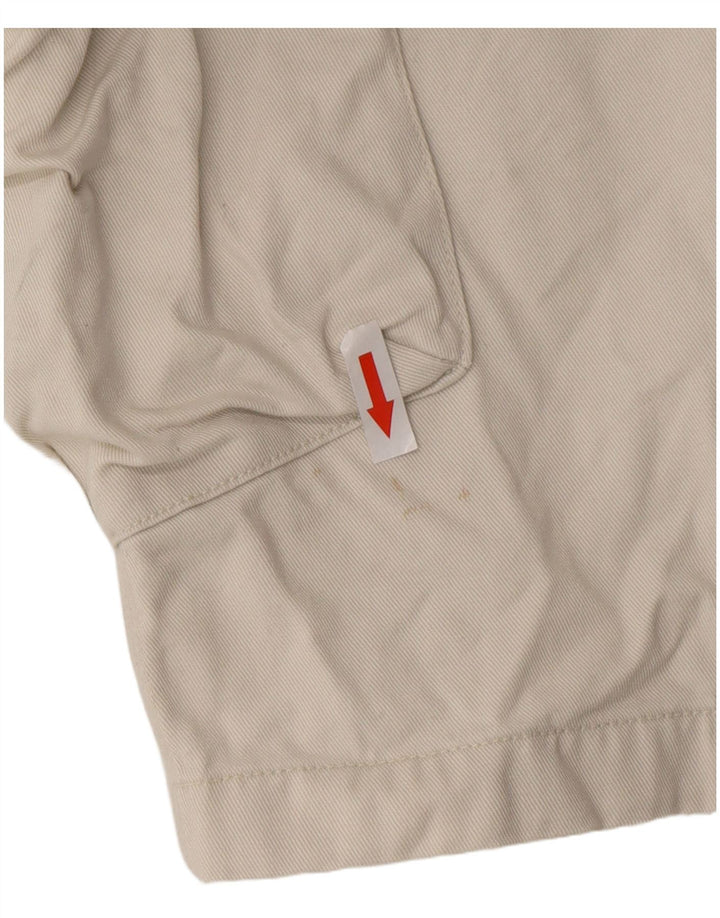 Pantaloncini cargo da uomo Izod W40 XL in cotone beige