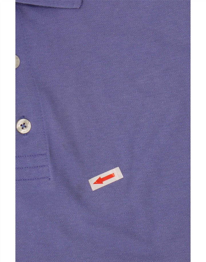 Polo Kappa Uomo Large Blu In Cotone