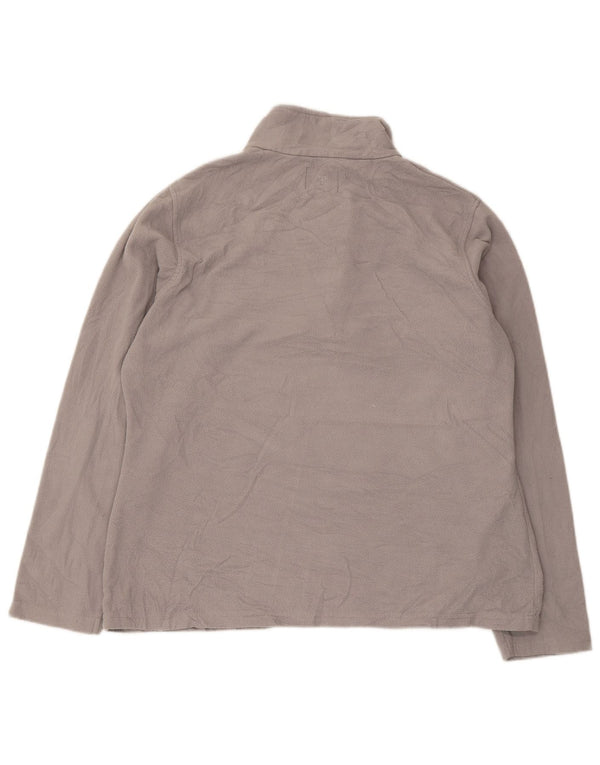 Maglione in pile da donna con collo e zip Mountain Warehouse UK 16 Large Grigio Poliestere