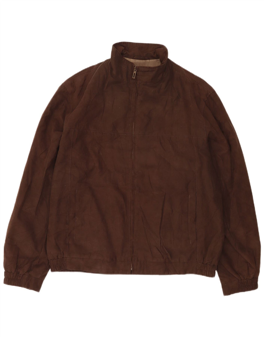Giubbotto bomber da uomo Marks & Spencer UK 40 Large Marrone Poliestere