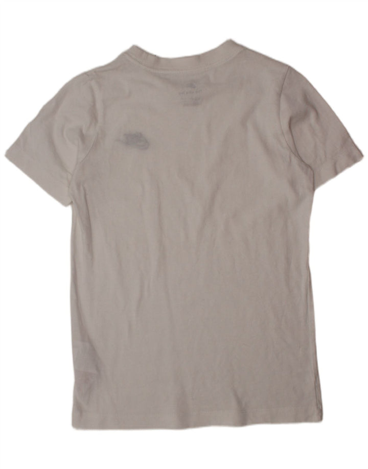 T-shirt da ragazzo NIKE Top 8-9 anni piccola in cotone bianco