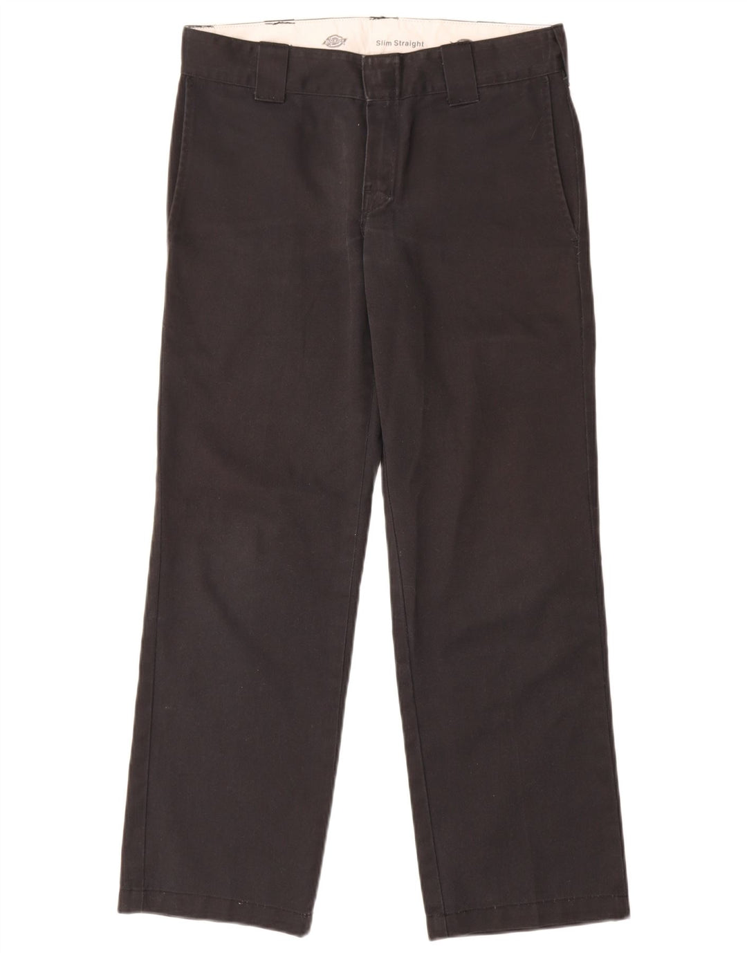 Pantaloni chino dritti slim da uomo Dickies W30 L30 poliestere nero