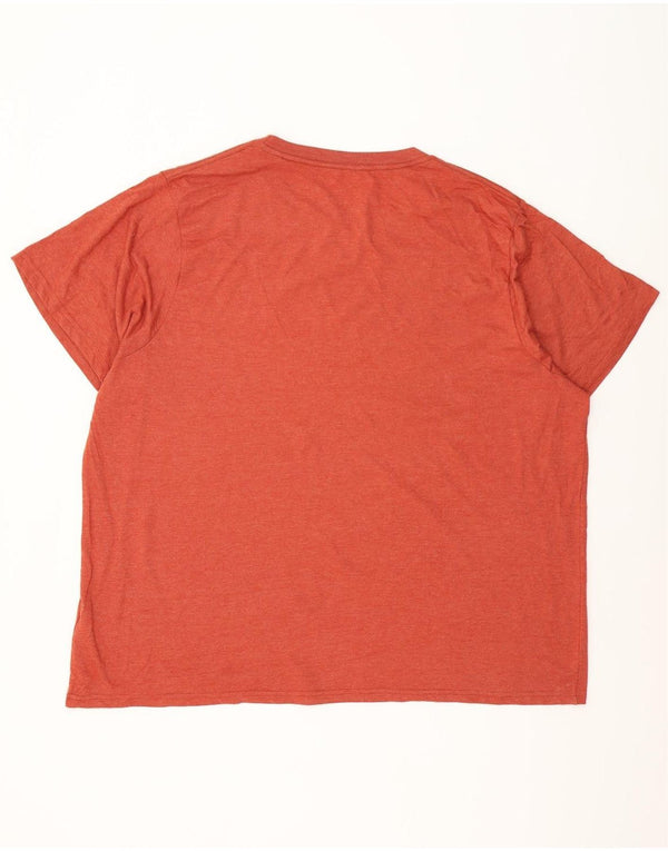 T-shirt grafica da uomo Weird Fish Top 5XL cotone arancione