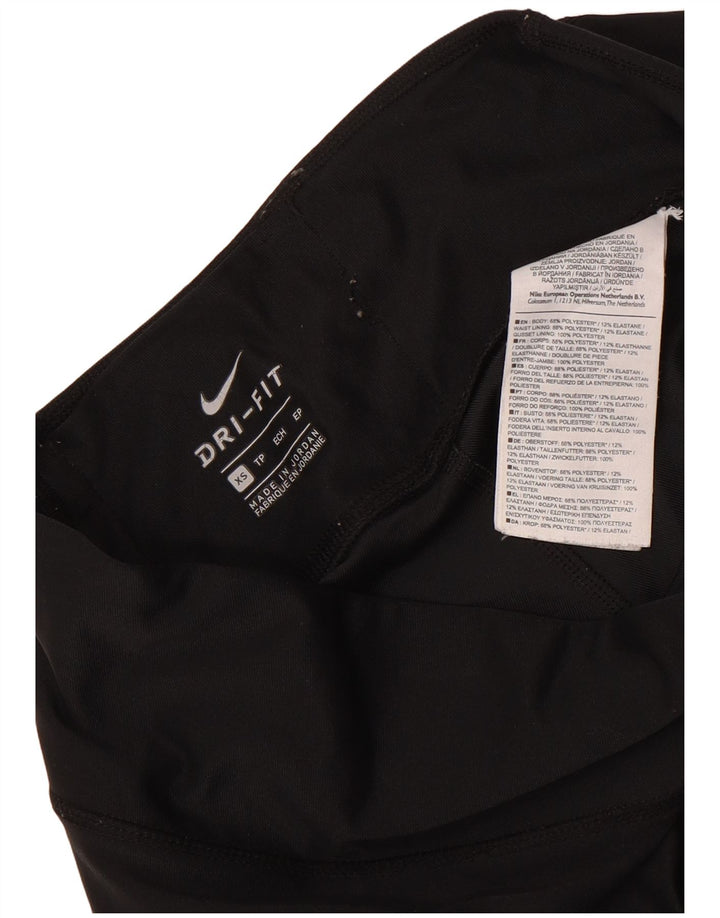 Leggings Nike Dri Fit da donna UK 6 XS poliestere nero