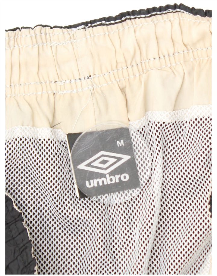 UMBRO Mens Swimming Shorts Medium  Black Colourblock Polyamide