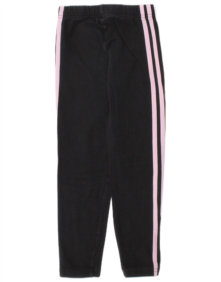 Leggings Adidas Bambina 6-7 Anni Cotone Nero