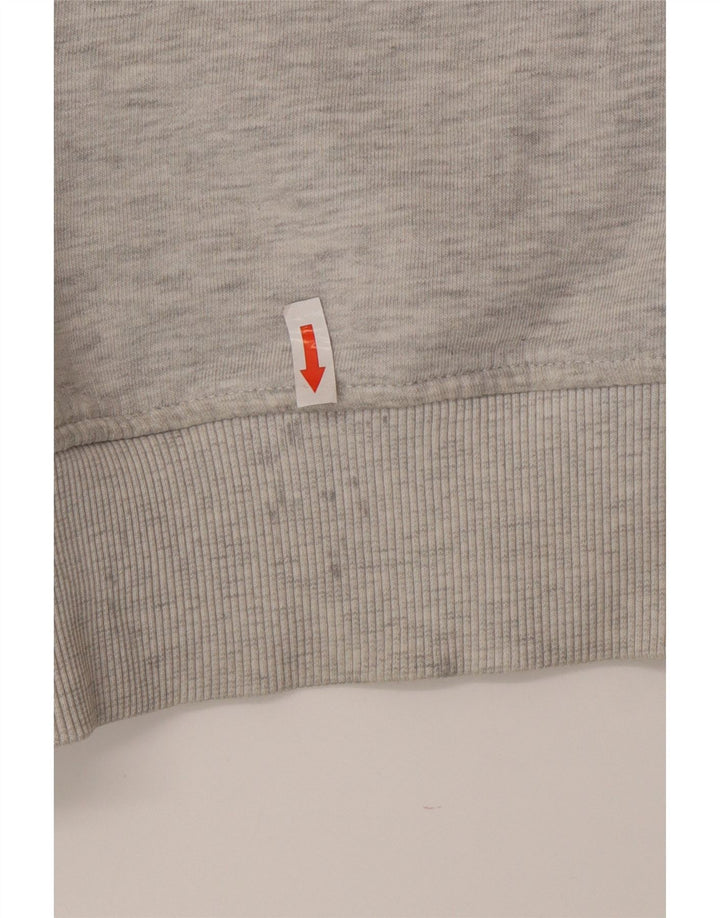 Maglione con cappuccio da uomo Zara grigio medio chiazzato