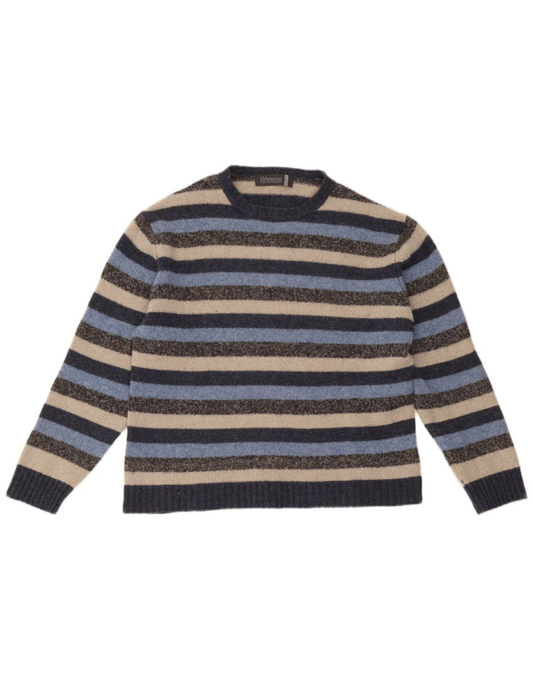 Maglione maglione girocollo da donna Fisherman Out Of Ireland UK 16 Large Multic