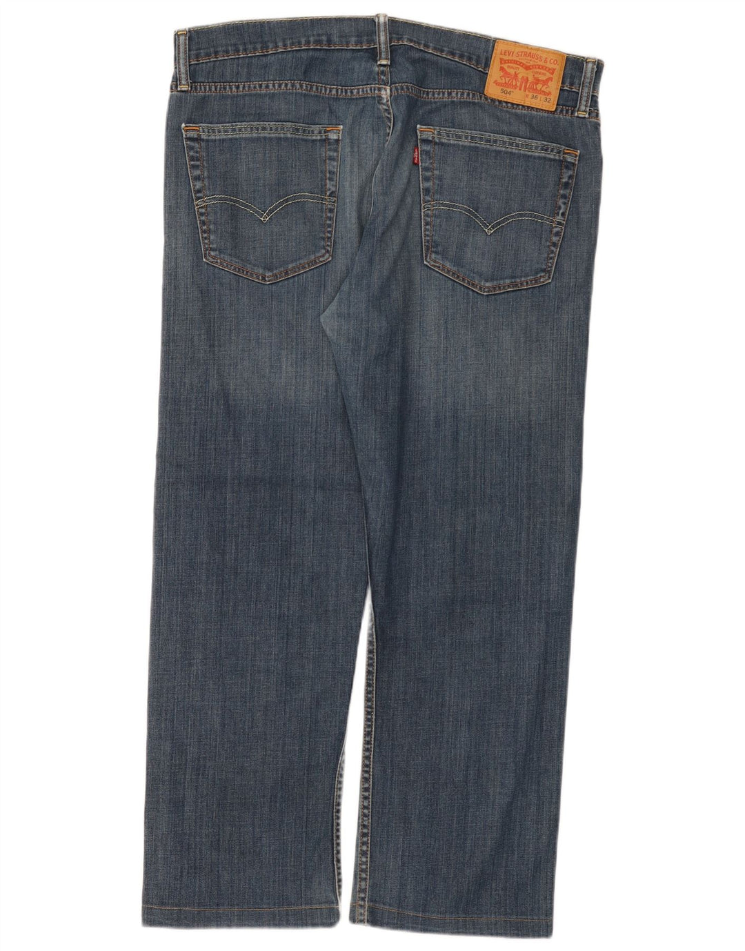 Levi's Uomo 504 Jeans dritti W36 L27 Cotone Blu