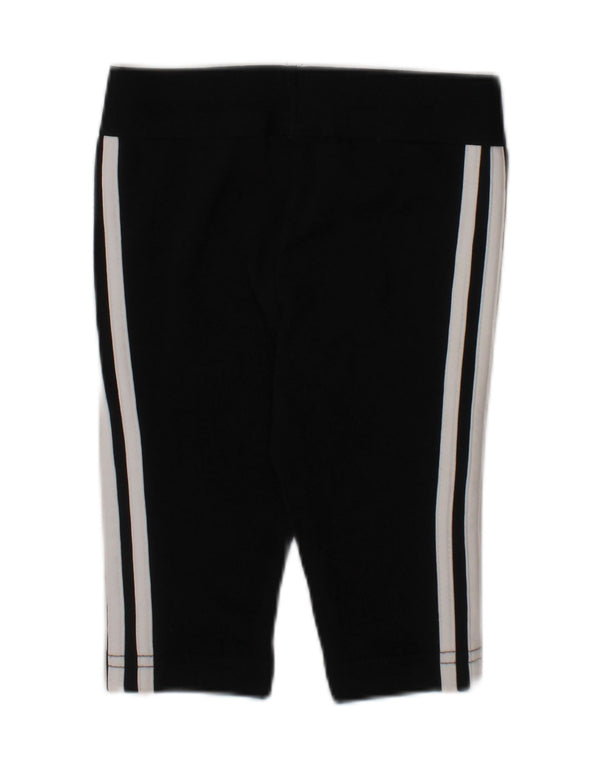 ADIDAS Baby Boys Tracksuit Trousers 3-6 Months Black Cotton