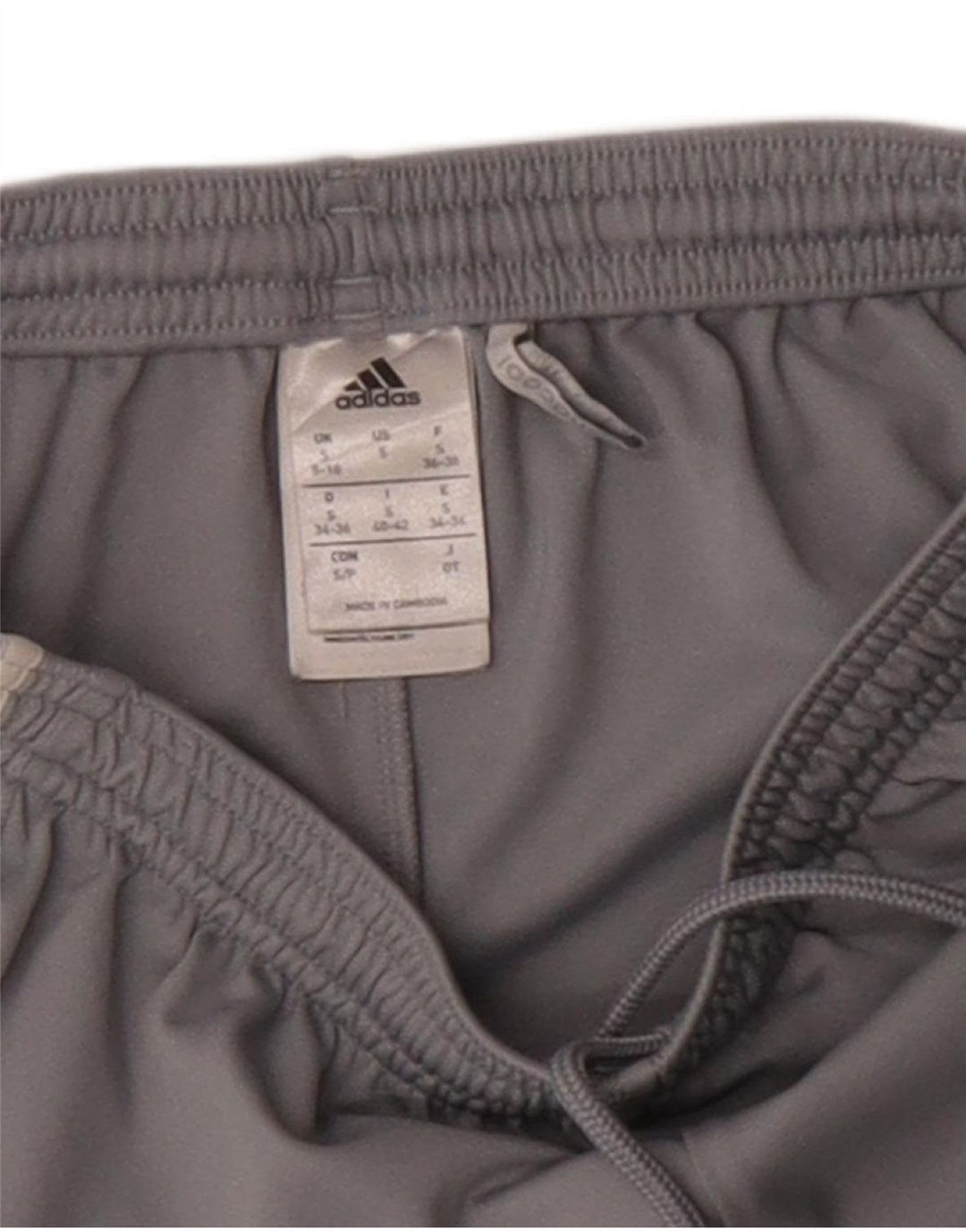Pantaloncini sportivi Adidas Climacool da donna UK 8/10 Piccolo poliestere grigio