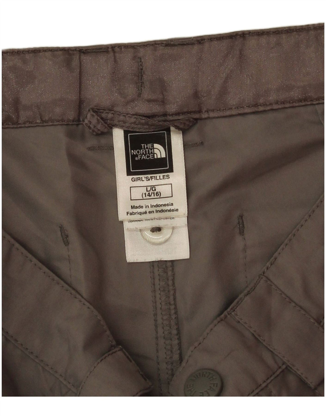 Pantaloncini cargo The North Face per ragazze 14-15 anni Large W30 Poliestere grigio