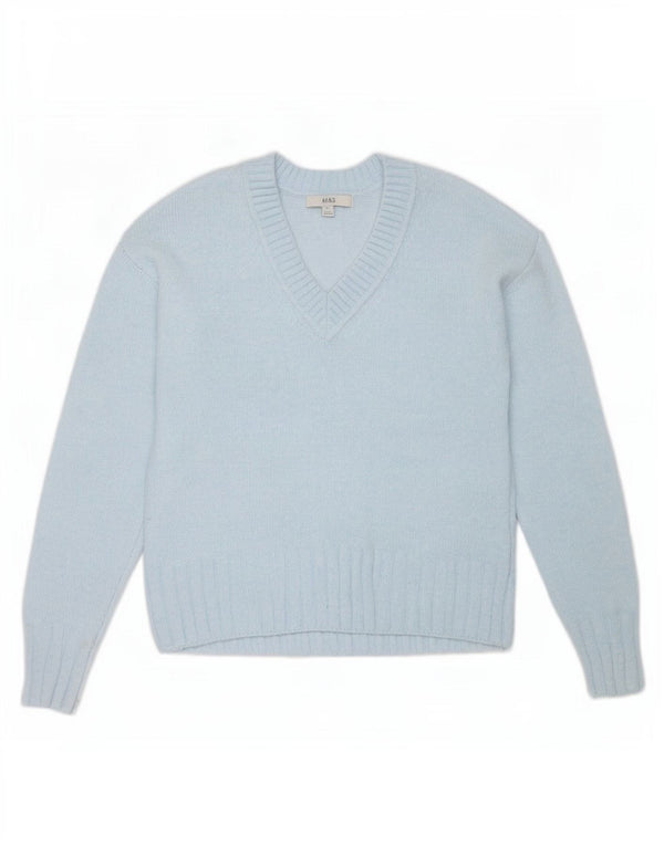 Maglione oversize con scollo a V da donna Marks & Spencer UK 6 XS Blu