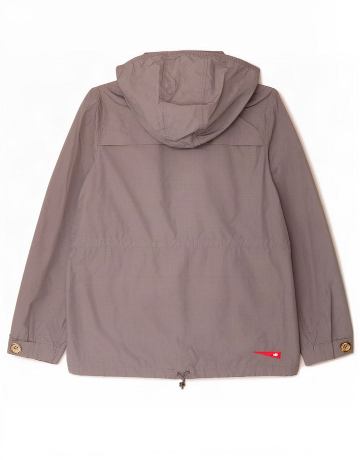 Giacca antipioggia con cappuccio da donna Marks & Spencer UK 16 grande poliestere grigio
