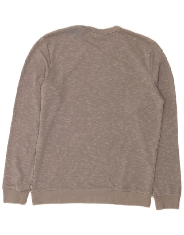 Jack & Jones Felpa grafica da uomo Maglione grigio medio chiazzato