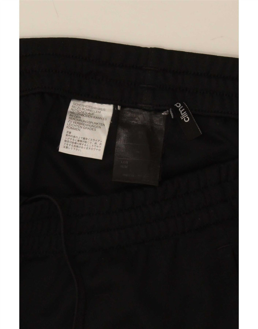 Pantaloni da tuta Adidas Climalite da uomo di colore nero medio