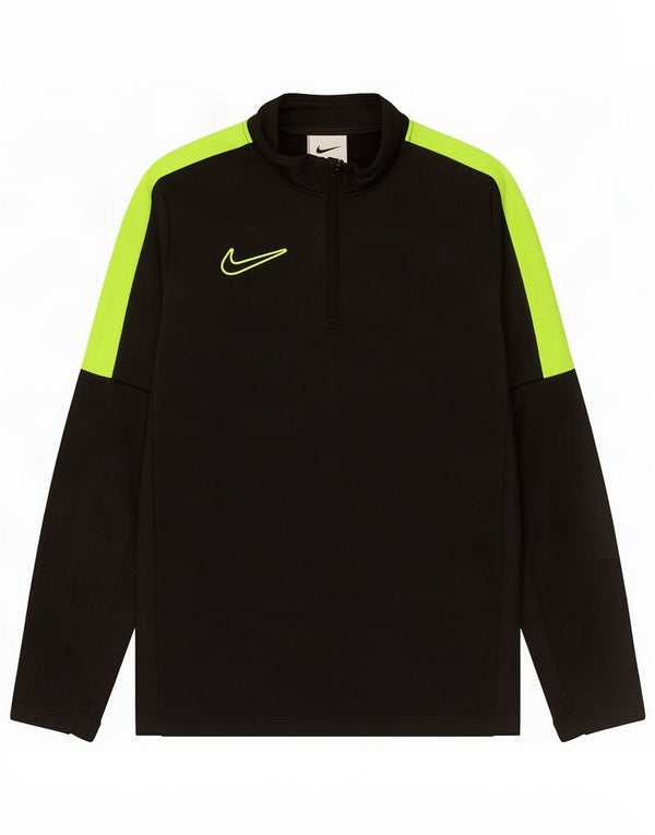 Maglia Nike Dri Fit da bambino a maniche lunghe 8-9 anni Small Black Colourblock