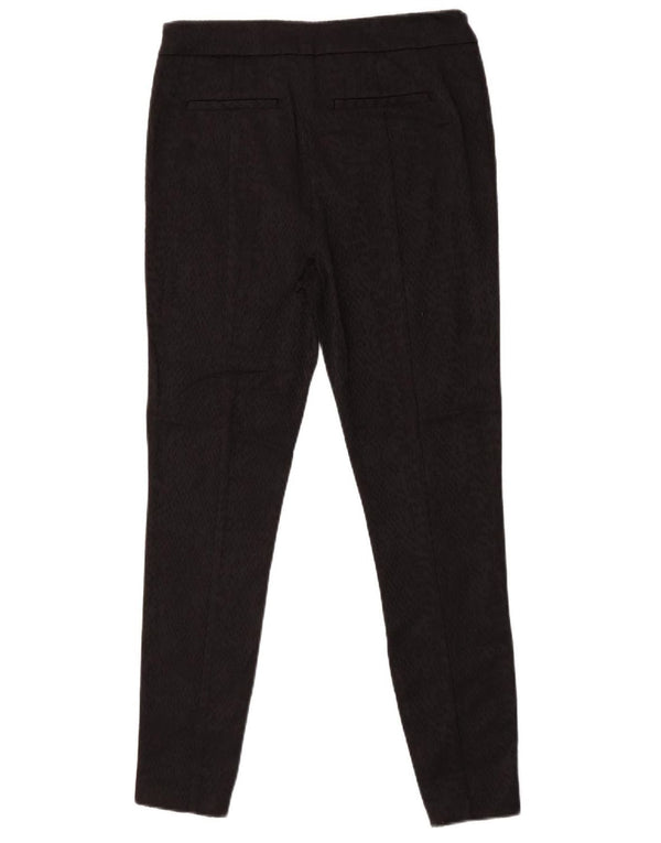 Pantaloni casual a vita alta da donna Reiss UK 12 Mesium W30 L28 Neri