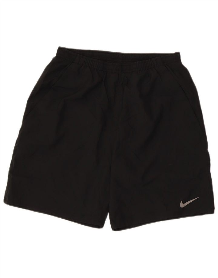 Pantaloncini sportivi Nike Dri Fit da uomo piccoli in poliestere nero