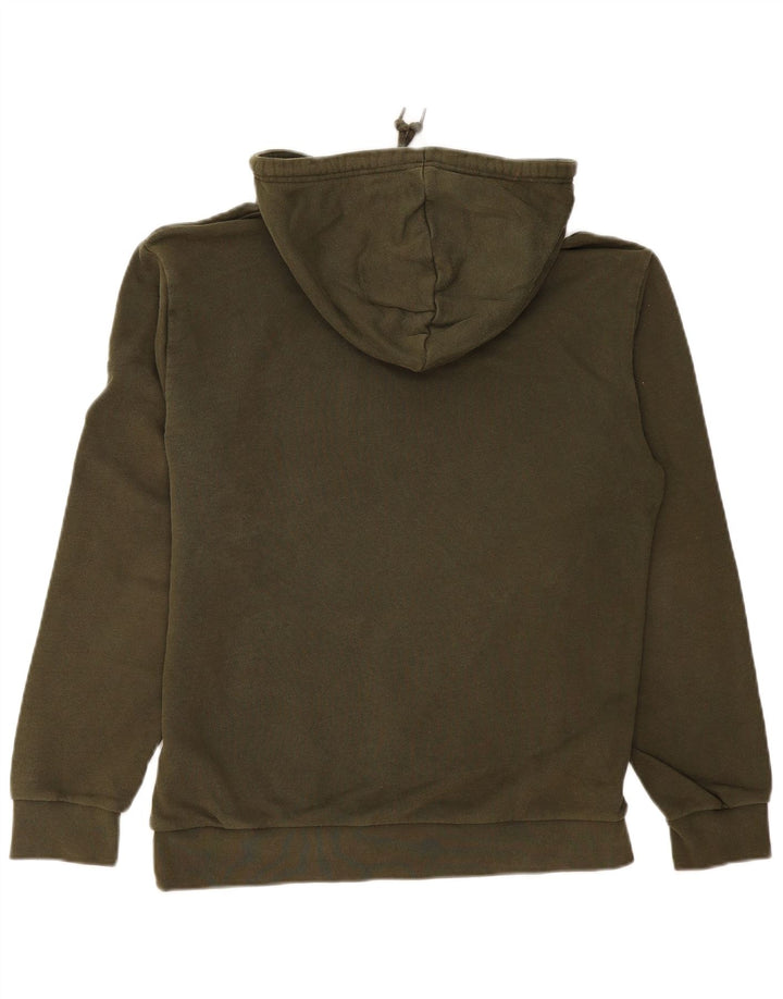 Felpa con cappuccio da uomo Adidas, cotone medio kaki