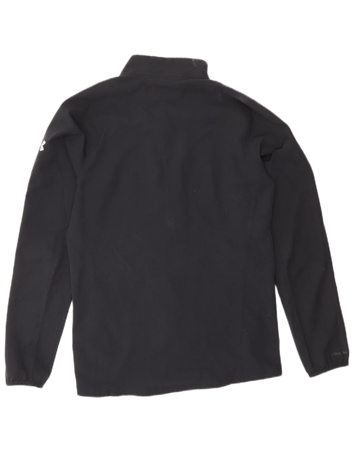 Giacca da ginnastica da uomo UNDER ARMOUR Heat Gear piccola in poliestere nero