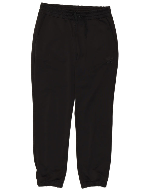 Adidas Womens Tracksuit Trousers Joggers UK 14 Medium Black Polyester