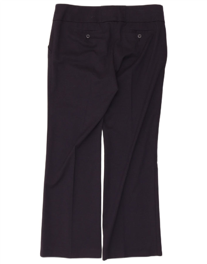 MONSOON Pantaloni casual vestibilità standard da donna UK 14 Large W36 L30 Blu navy