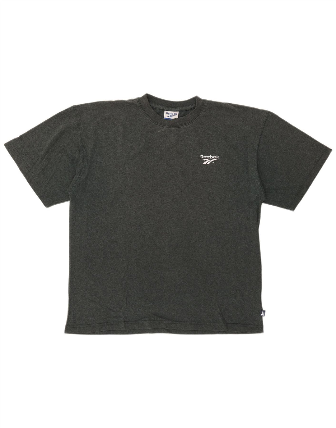 T-shirt da uomo REEBOK Top Small in cotone grigio