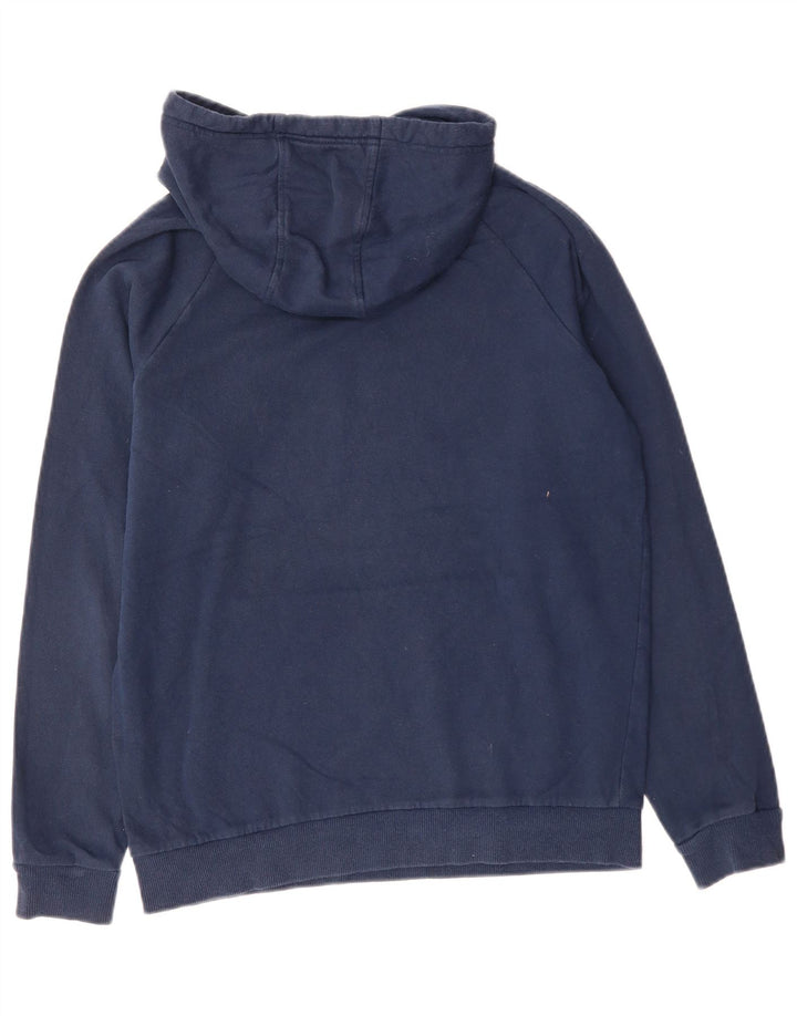 Felpa con cappuccio grafica da uomo UNDER ARMOUR piccola in cotone blu navy