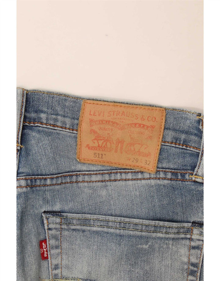 Jeans Levi's Uomo 511 Slim W29 L32 Cotone Blu
