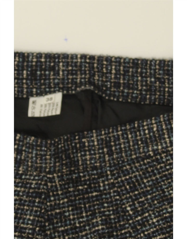 VINTAGE Womens Pencil Skirt EU 38 Medium W28  Navy Blue Flecked Wool Vintage Vintage and Second-Hand Vintage from Messina Hembry 