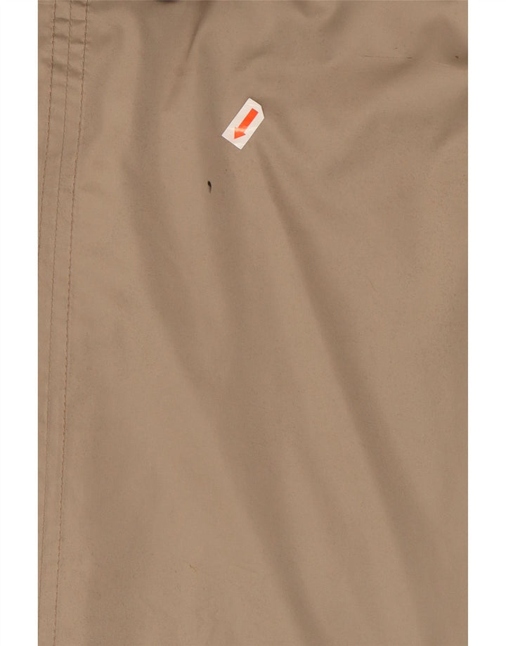 Geox Respira Giacca Parka da donna con cappuccio UK 10 Small Beige Poliestere