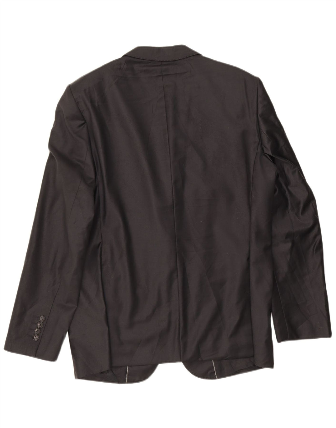 Giacca blazer da uomo a 2 bottoni Zara EU 56 XL lana nera