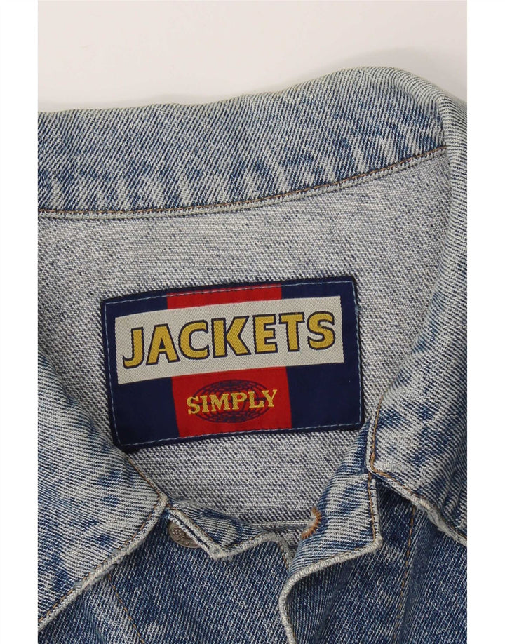 Giacca di jeans vintage da uomo UK 38 blu medio