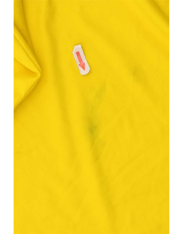 T-shirt da uomo Puma Top Large in poliestere giallo