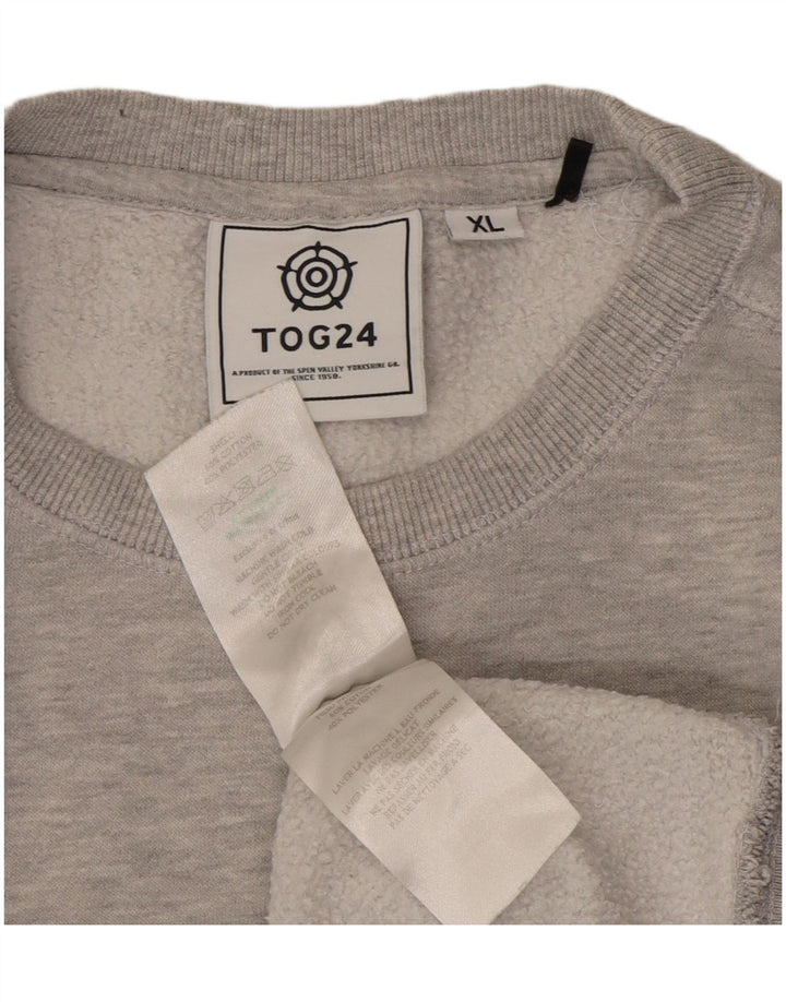 TOG 24 Felpa da uomo Maglione XL Cotone grigio
