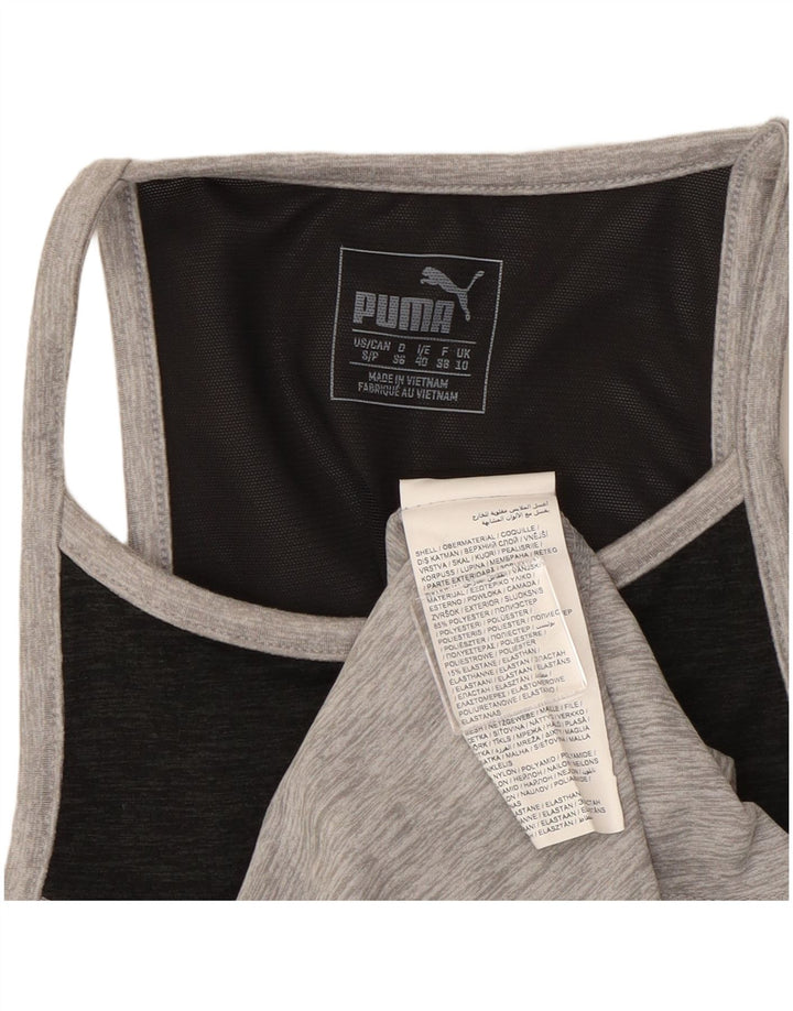 Canotta da donna Puma UK 10 Small Grigio Colourblock Poliestere