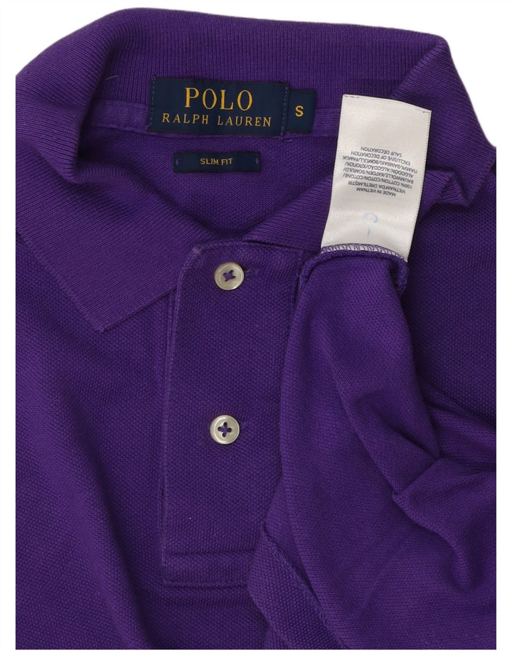 POLO RALPH LAUREN Polo da uomo slim fit piccola in cotone viola