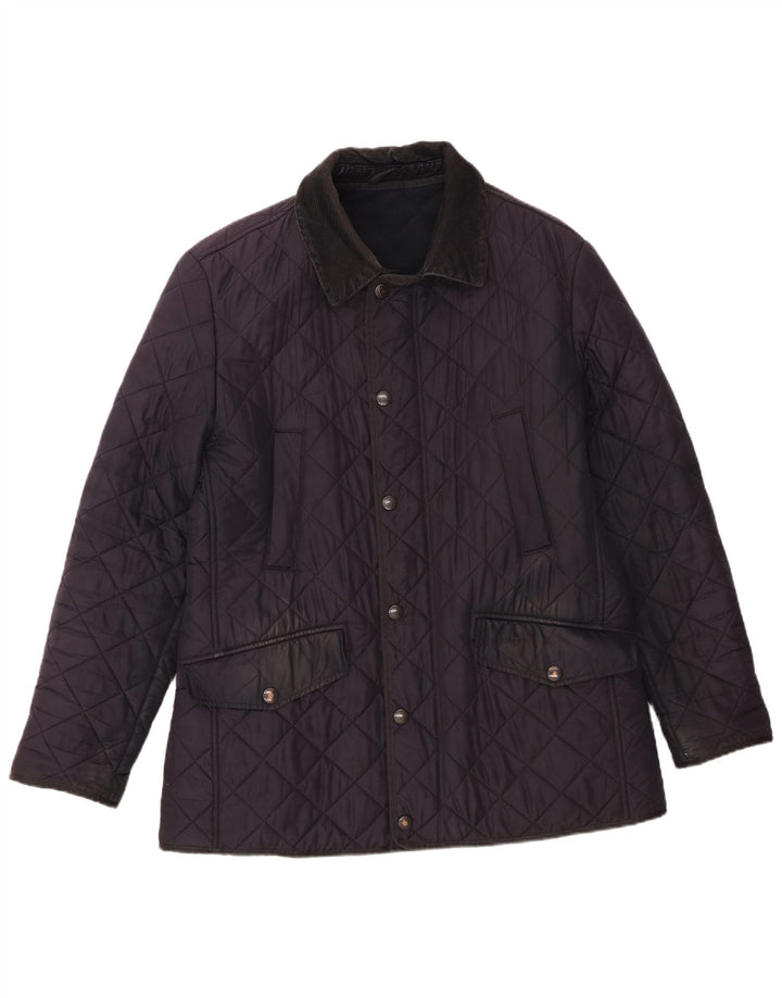 Giacca trapuntata da uomo Barbour UK 38 medio blu navy
