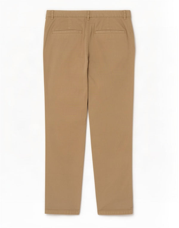 Pantaloni chino slim da donna Marks & Spencer UK 12 medi W30 L29 Beige