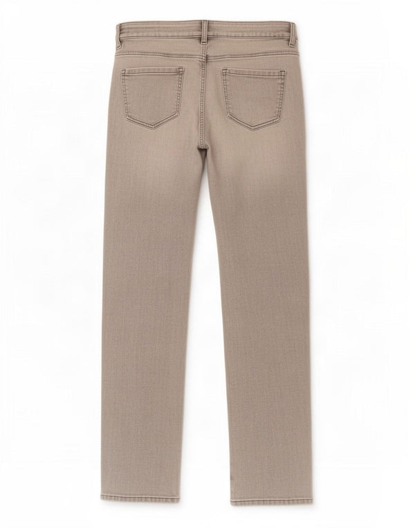 Jeans dritti da donna Marks & Spencer UK 16 Large W30 L29 Cotone grigio
