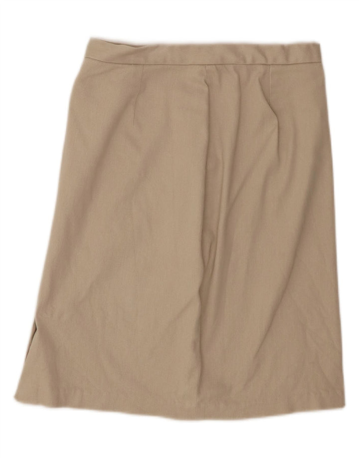 J. CREW Womens Straight Skirt W30 Medium Beige Cotton Vintage J. Crew and Second-Hand J. Crew from Messina Hembry 