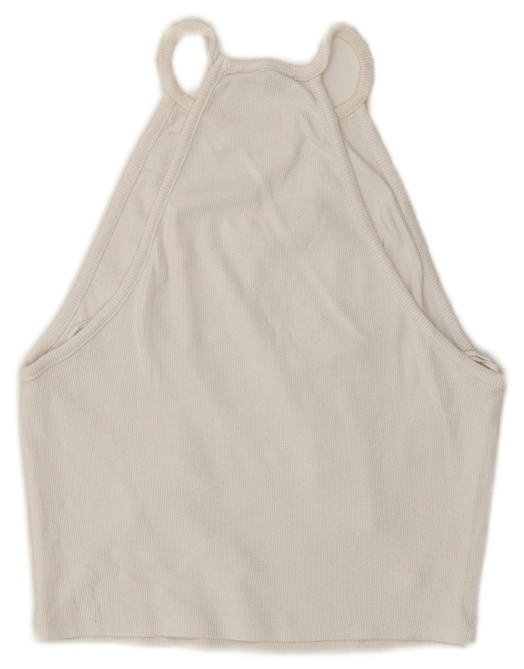 Top corto alla caviglia da donna Zara UK 8 piccolo bianco