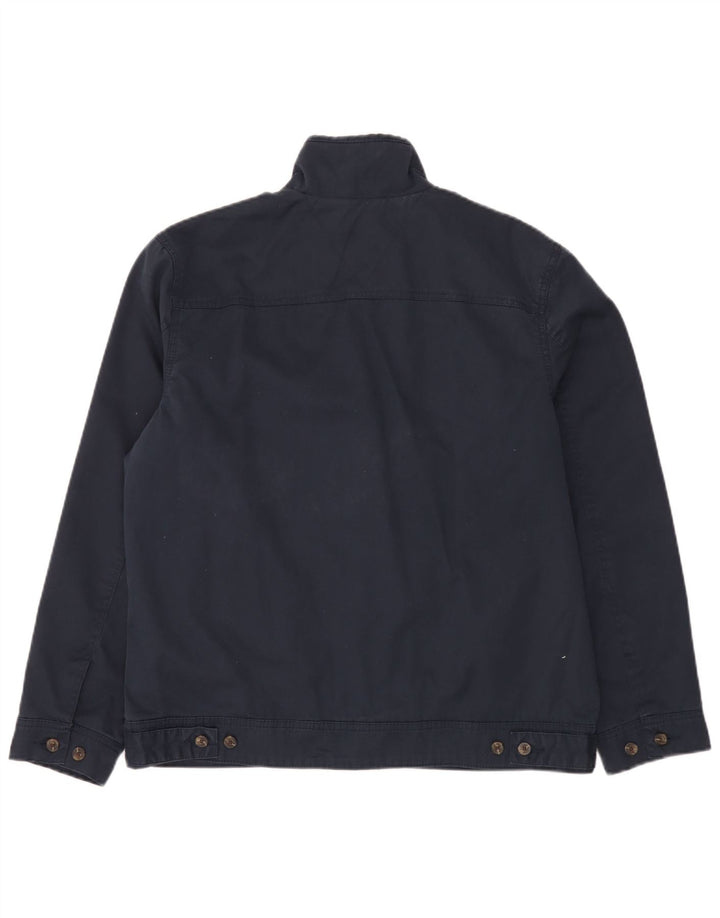 Giubbotto bomber da uomo Tommy Hilfiger UK 38 cotone blu navy medio