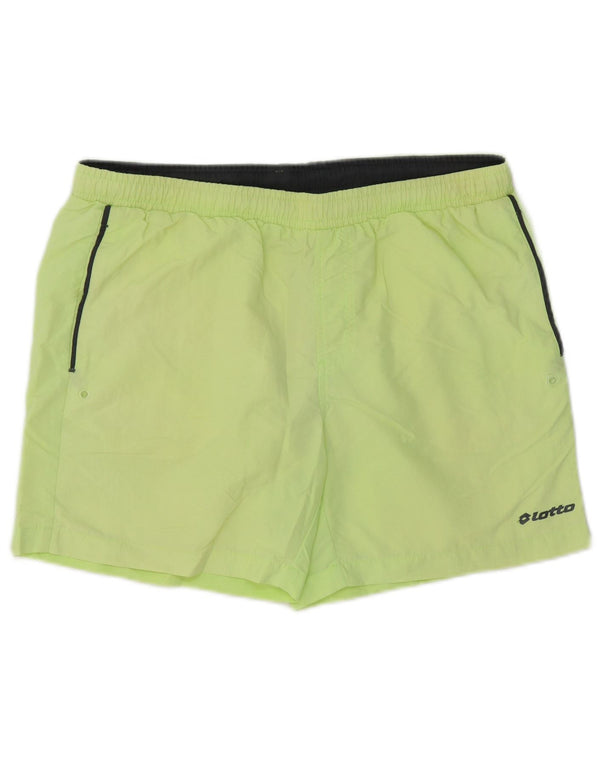 Pantaloncini da bagno da uomo Lotto grandi verdi