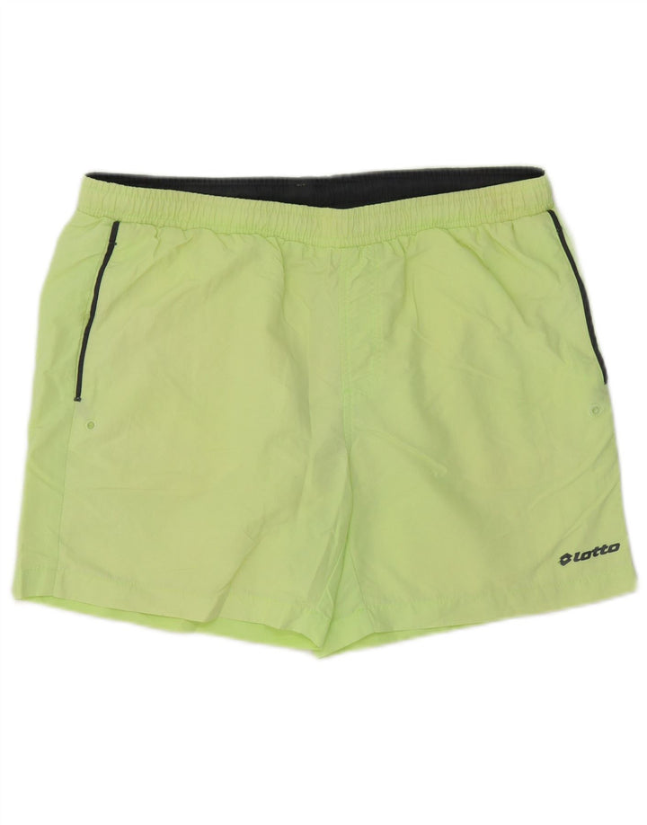 Pantaloncini da bagno da uomo Lotto grandi verdi