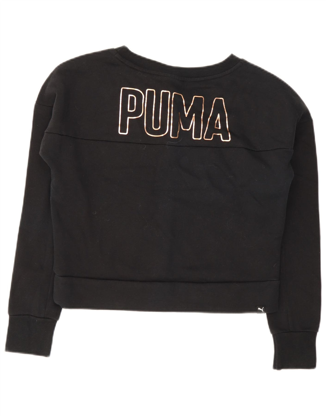 Felpa corta da donna Puma UK 12 cotone medio nero